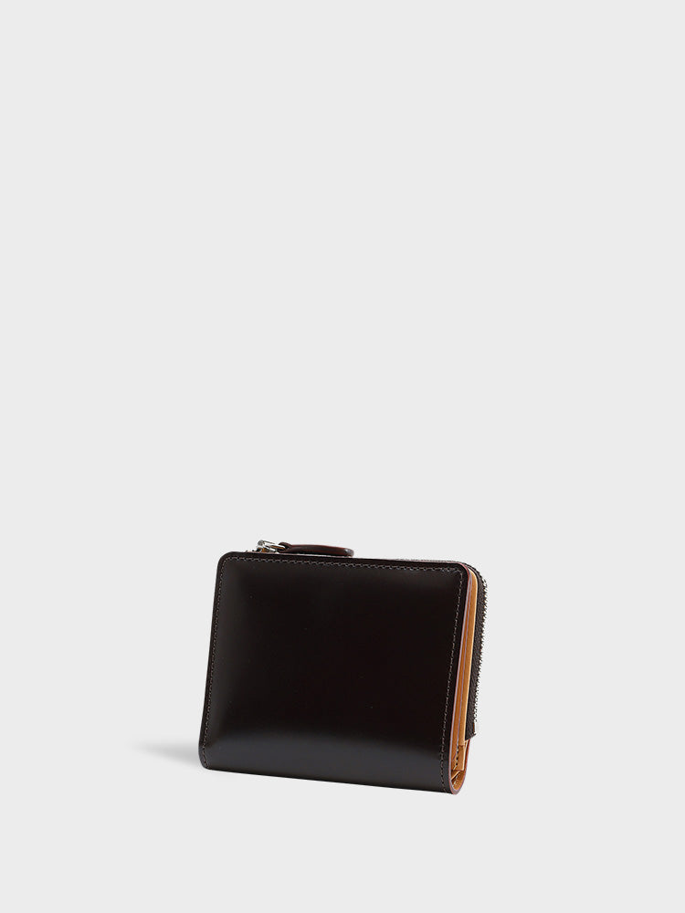 CORDOVAN L zip bi-fold wallet – GANZO Official Store